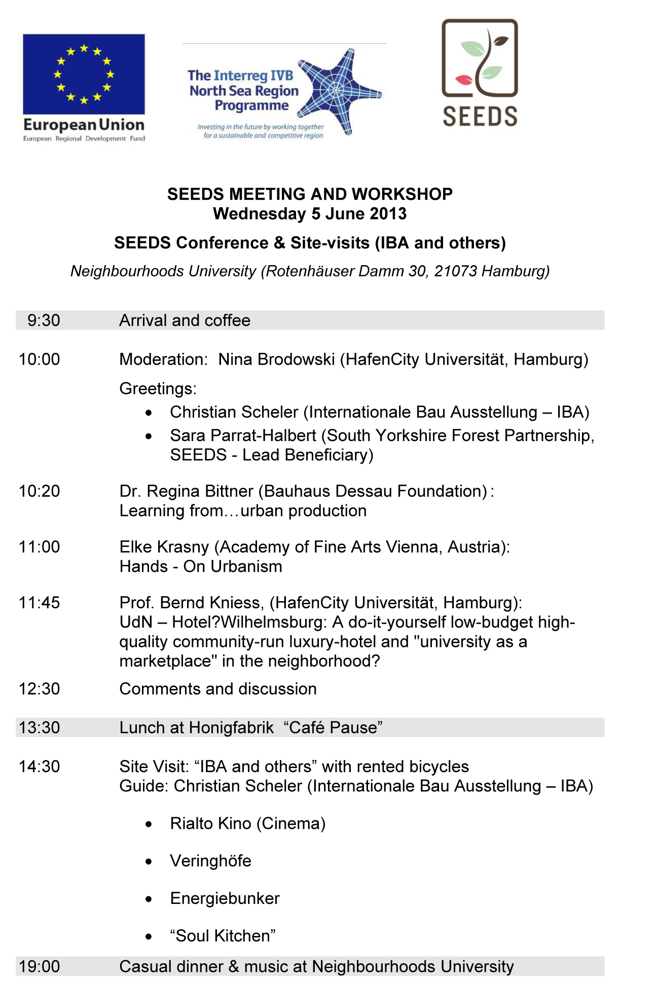 SEEDS-Konferenz Hamburg-2